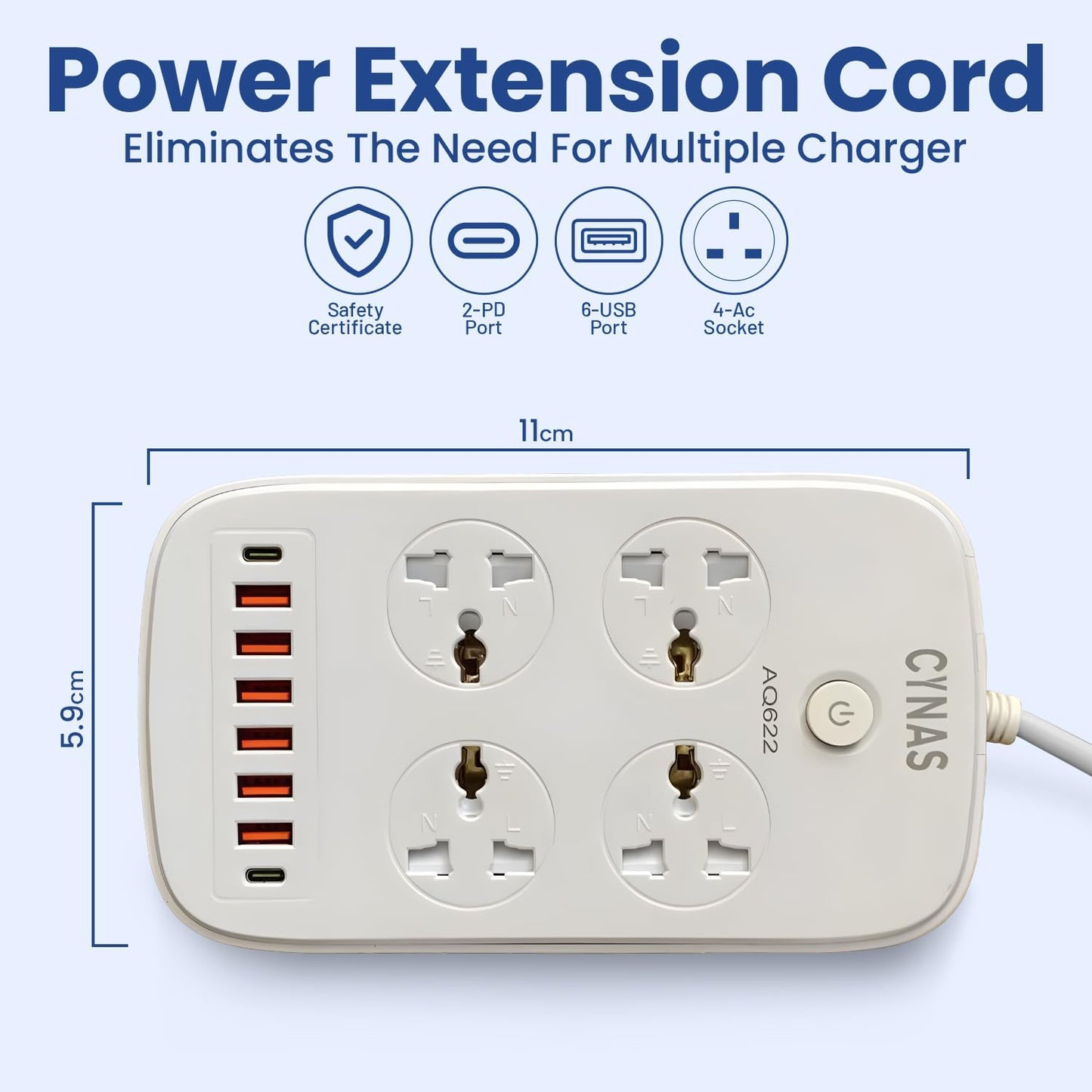 Multiport Power Socker AQ622