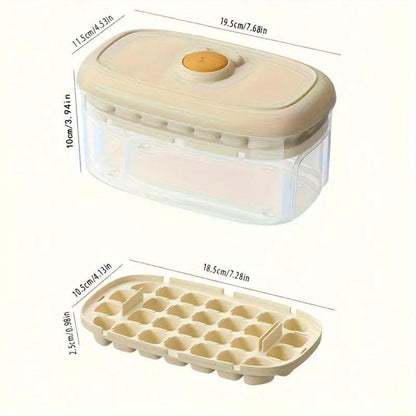 Easy Release Ice Cube Tray With Storage Box